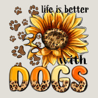 Life Is Better With Dogs Sunflower Heavy Core Tee | Teevron