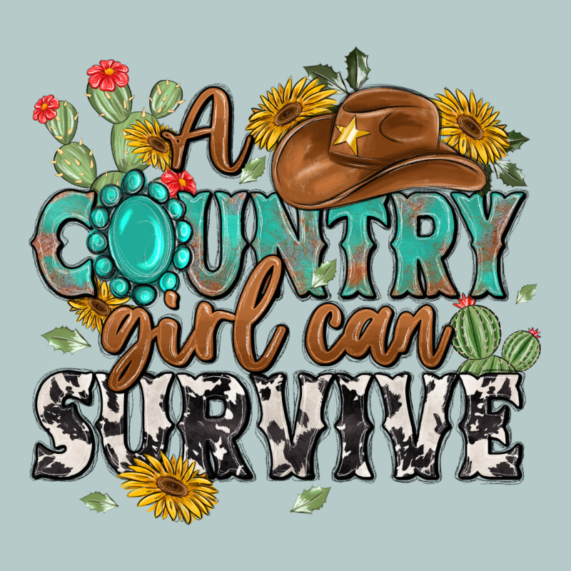 A Country Girl Can Survive Heavy Core Tee by MaliasSmallBusiness | Teevron
