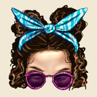 Messy Bun Mom And Pink Leopard Sunglasses Premium Tee | Teevron