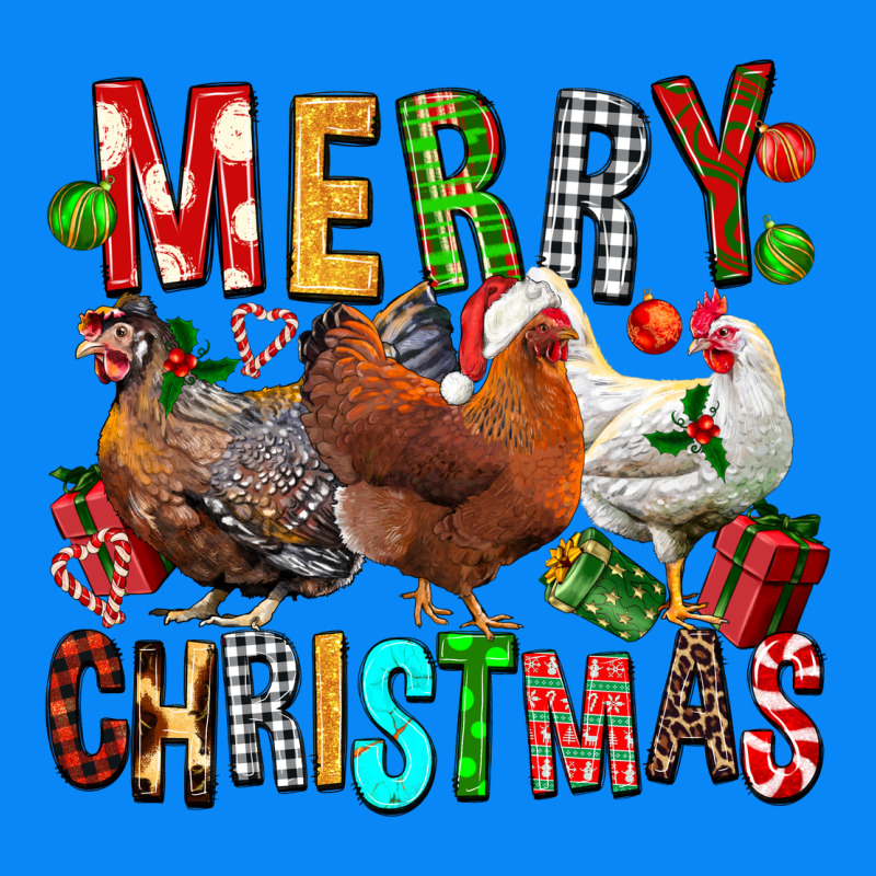 Merry Christmas Chickens Zipper Hoodie by FaDigitalArtStudio | Teevron