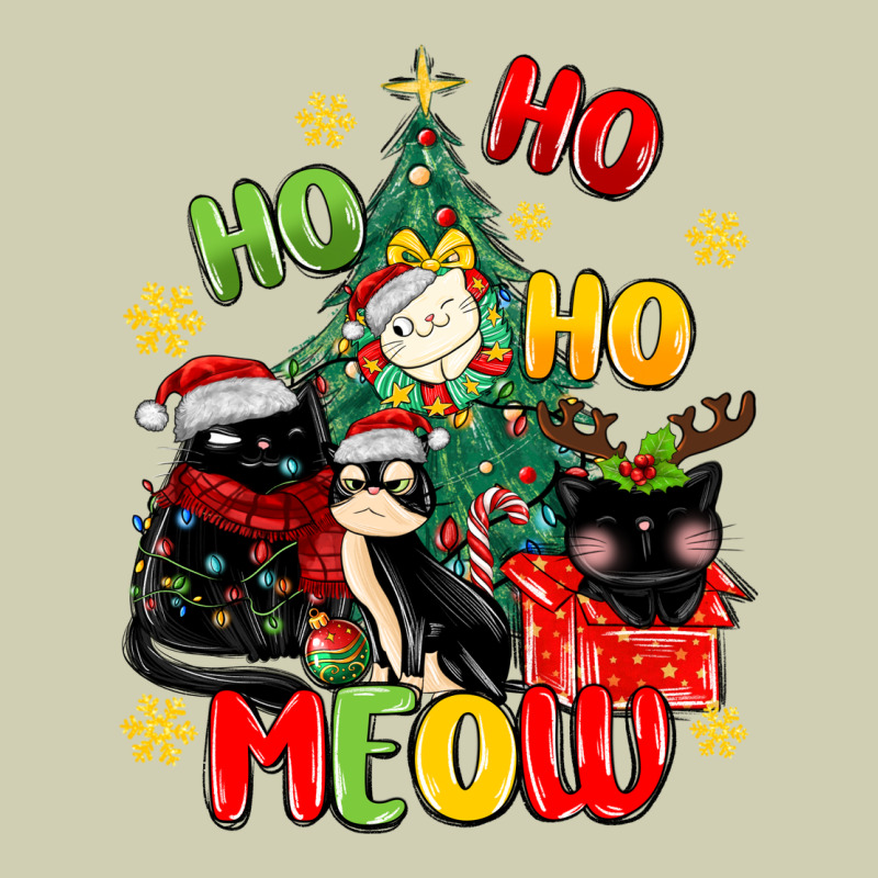 Ho Ho Ho Meow Heavy Core Tee by MaliasSmallBusiness | Teevron