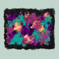 Halloween Trees And Turquoise Glitter Background Zipper Hoodie | Teevron