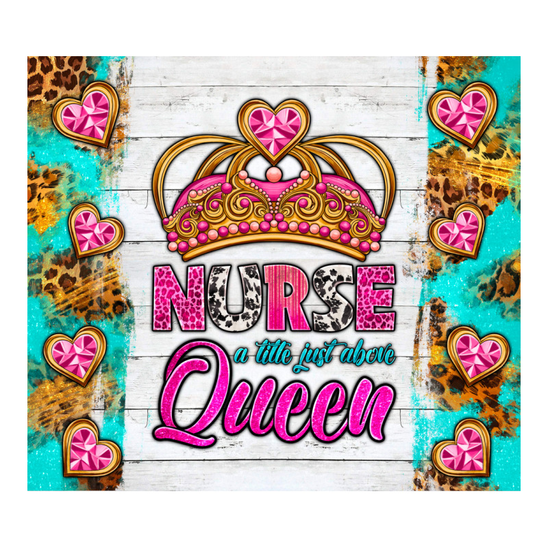 Nurse A Title Just Above Queen Tumbler Premium Tee by BundleAndBundleShop | Teevron
