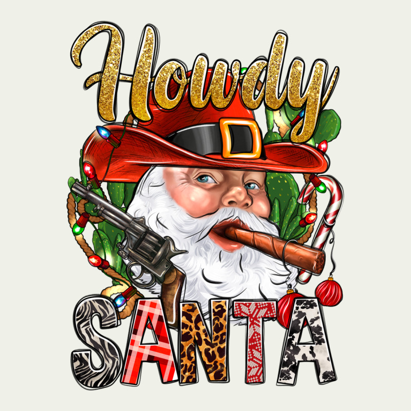 Howdy Santa Urban Heavy Tee by NancyCooperArtShop | Teevron