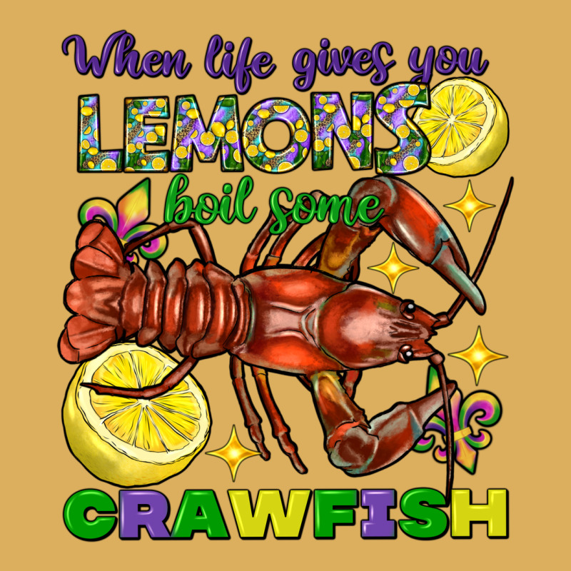 When Life Gives You Lemons Boil Some Crawfish Mardi Gras Premium Hoodie by FaDigitalArtStudio | Teevron