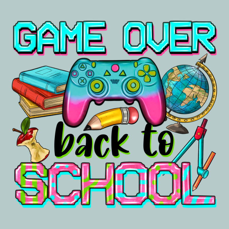 Game Over Back To School Heavy Core Tee by NancyCooperArtShop | Teevron