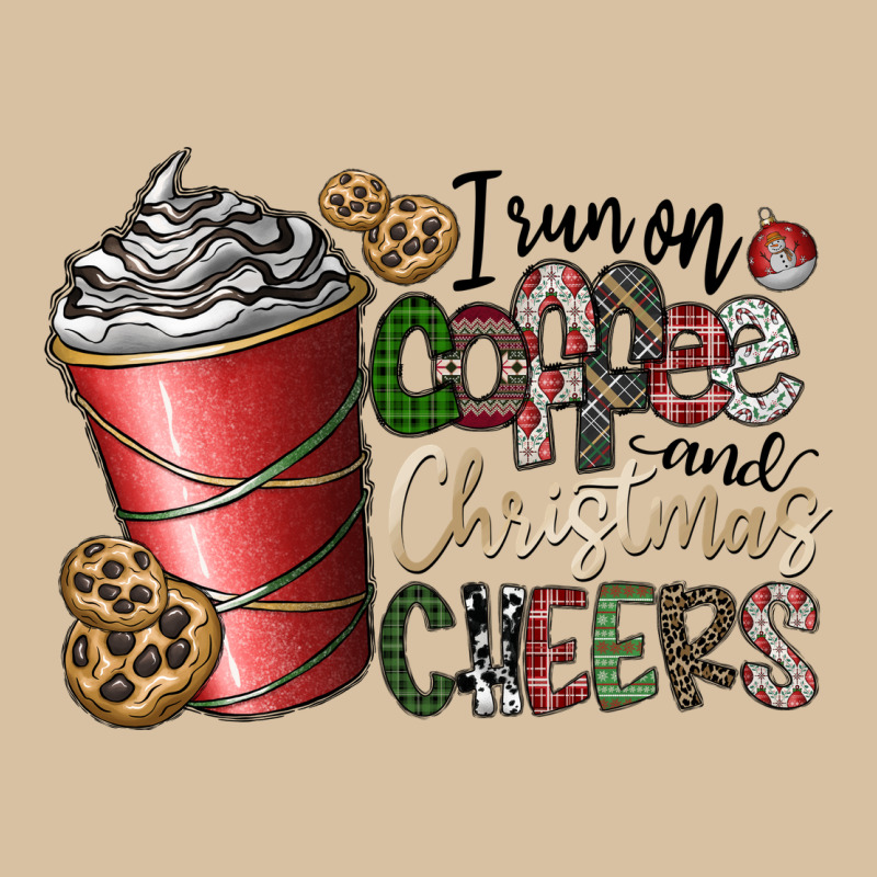 I Run On Coffee And Christmas Cheers Heavyweight Hoodie by CowhideDigitalArt | Teevron