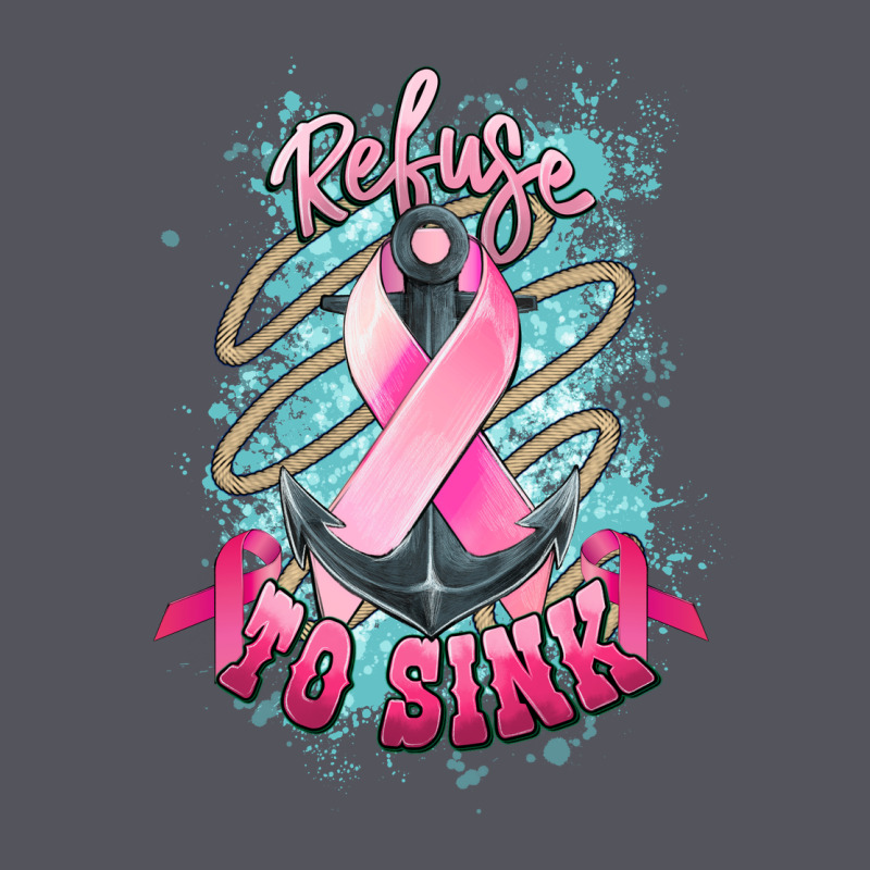 Refuse To Sink Cancer Anchor Vintage Hoodie by NancyCooperArtShop | Teevron