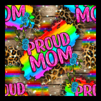 Pride Lgbtq+ Proud Mom With Leoapard Patterns Premium Tee | Teevron