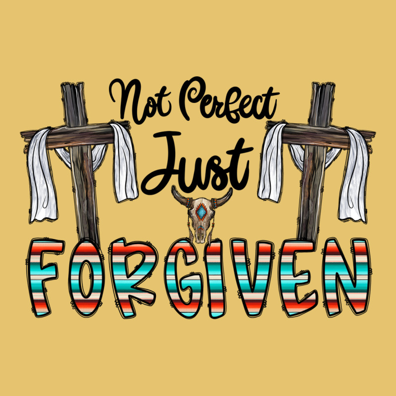 No Perfect Just Forgiven Premium Sweatshirt by CowhideDigitalArt | Teevron