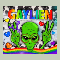 Lgbtq Gaylien Tumbler Ladies Tee | Teevron