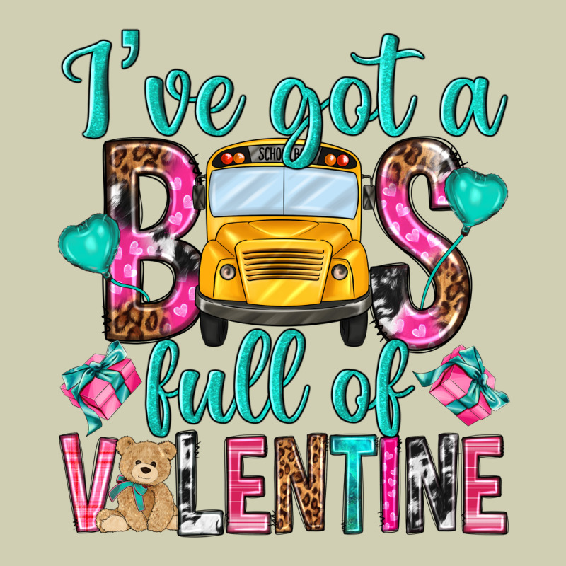 Ive Got A Bus Full Of Valentine Heavy Core Tee by NancyCooperArtShop | Teevron
