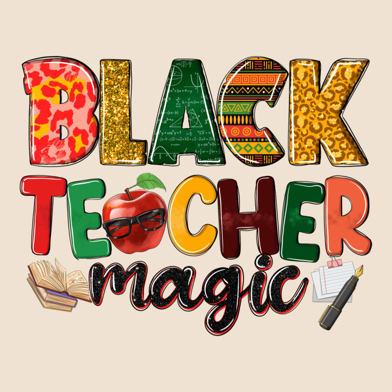 Black Teacher Magic Urban Heavy Tee by NancyCooperArtShop | Teevron