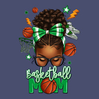 Basketball Mom Afro Messy Bun Vintage Tee | Teevron