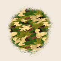 Camouflage Patch 2 Zipper Hoodie | Teevron