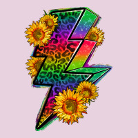 Lgbtq+ Lightnin' Bolt With Sunflower Ladies Tee | Teevron
