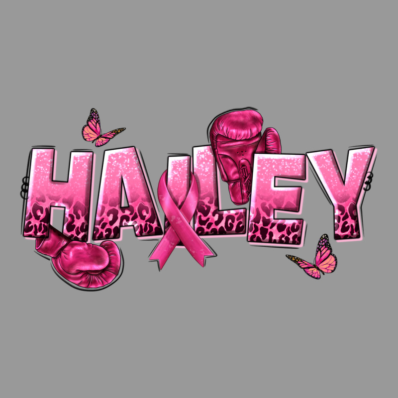 Personalized Pink Cancer Themed Name Vintage Hoodie by NancyCooperArtShop | Teevron