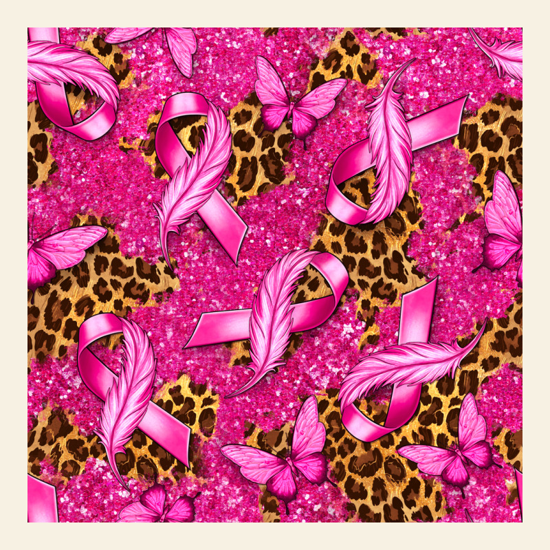 Breast Cancer With Ribbon And Butterfly Seamless P Vintage Tee by texasbilliewilder | Teevron