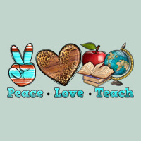 Peace Love Teach Zipper Hoodie | Teevron