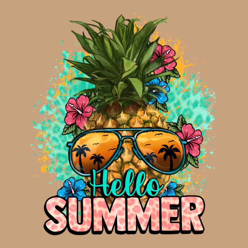 Hello Summer Pineapple Vintage Tee by NancyCooperArtShop | Teevron