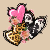 Pink Glitter Leopard Cowhide Hearts Valentine's Heavyweight Sweatshirt | Teevron