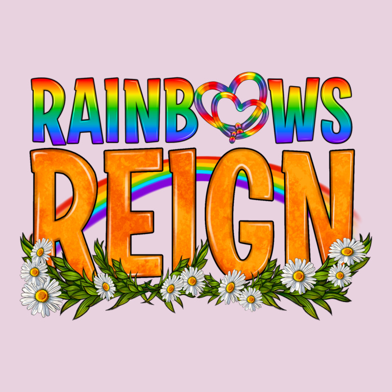 Lgbtq+ Rainbows Reign Ladies Tee by BundleAndBundleShop | Teevron