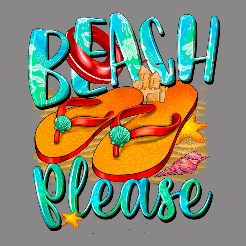 Beach Please Vintage Tee by NancyCooperArtShop | Teevron