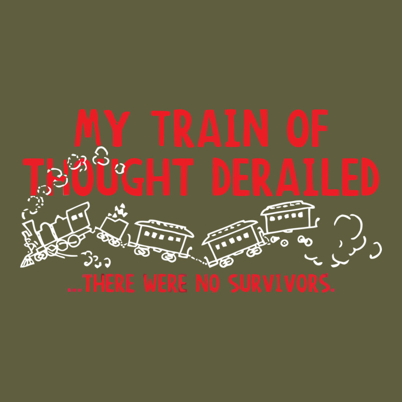 My Train Of Thought Derailed Vintage Tee by linhVisuals | Teevron