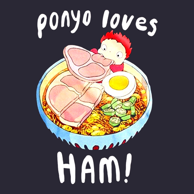 Studio Ghibli Ponyo Loves Ham Vintage Tee by linhVisuals | Teevron