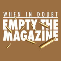 When In Doubt Empty The Magazine Vintage Tee | Teevron