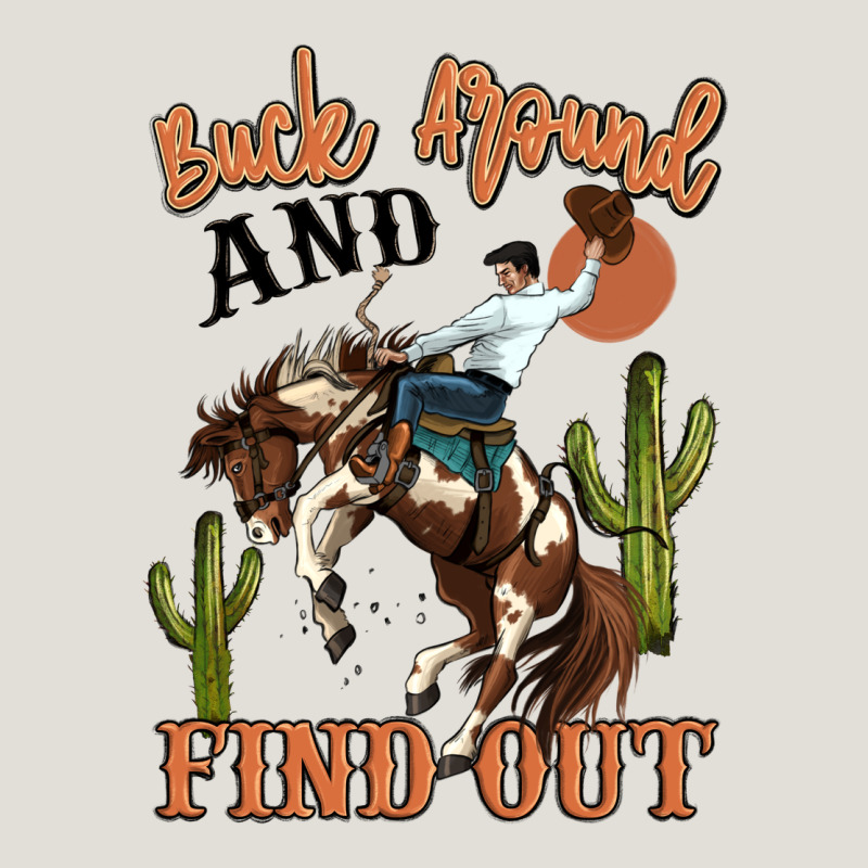 Buck Around And Find Out Rodeo Cowboy Heavy Core Tee by MaliasSmallBusiness | Teevron