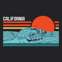 Vintage California Wave Surf Retro 80s California Beach Surfing Vintage Tee | Teevron