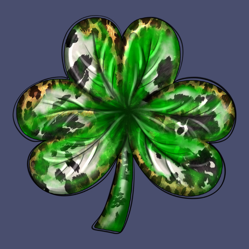 Shamrock With Leopard And Cowhide Vintage Tee by NancyCooperArtShop | Teevron