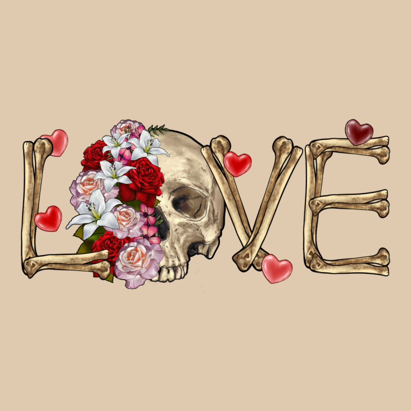 Skull Love Valentine's Day Heavyweight Sweatshirt by FaDigitalArtStudio | Teevron