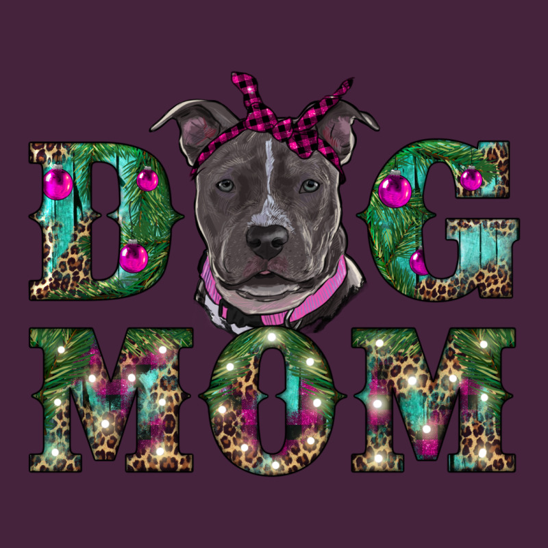 Christmas Dog Mom Pitbull Premium Tee by RanaPortraitStore | Teevron