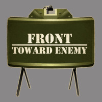 Front Toward Enemy Distressed Claymore Mine Military Vintage Tee | Teevron