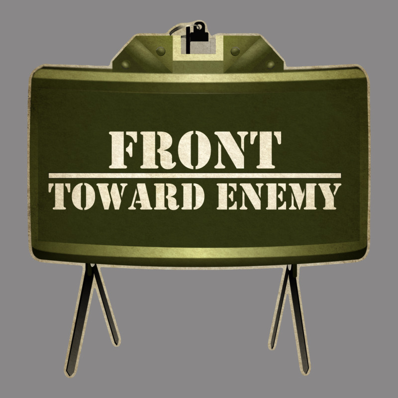 Front Toward Enemy Distressed Claymore Mine Military Vintage Tee by linhVisuals | Teevron