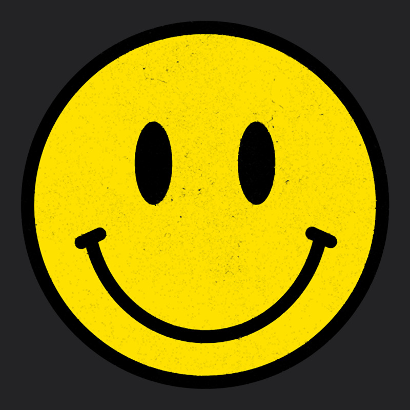 Vintage Retro Happy Smiley Face 80's 90's Aesthetic Sweatshirt Vintage Tee by linhVisuals | Teevron