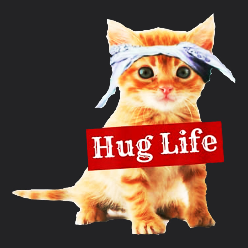 Hug Life Kitty Cat Vintage Tee by linhVisuals | Teevron