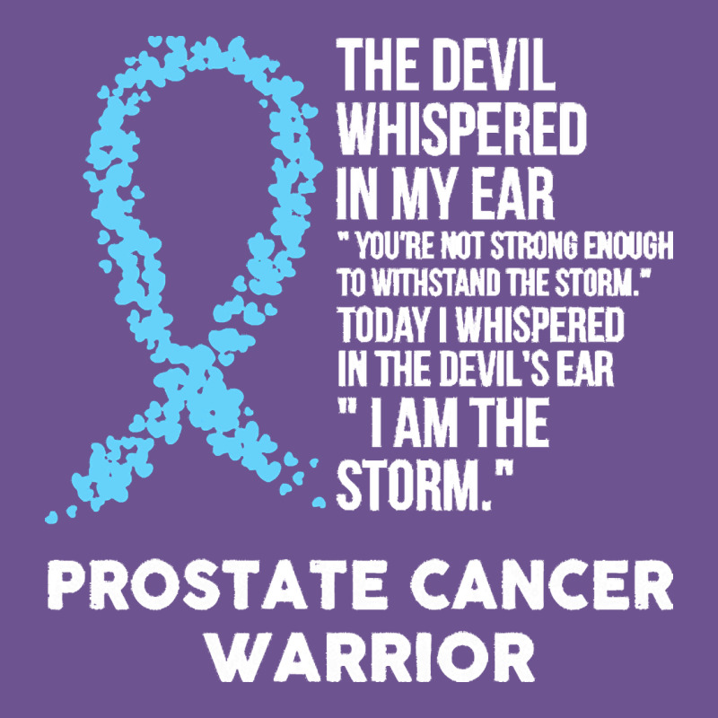 Prostate Cancer T  Shirt The Devil  Prostate Cancer Awareness Support Vintage Tee by linhVisuals | Teevron