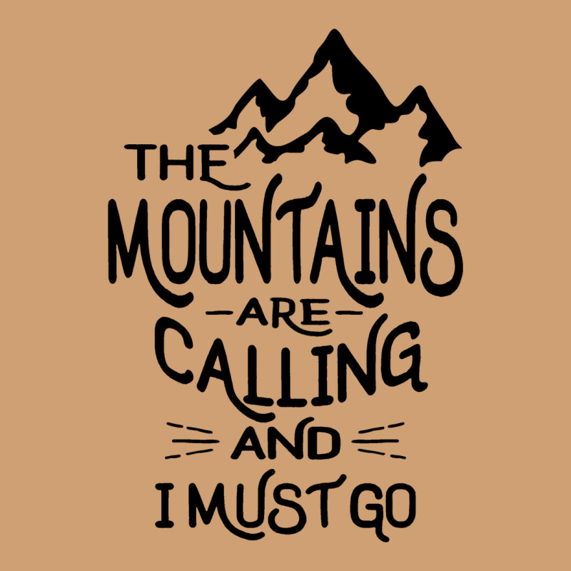 The Mountains Are Calling And I Must Go   Black Vintage Tee by linhVisuals | Teevron