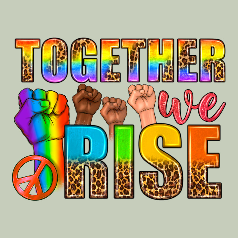 Western Lgbtq+ Together We Rise Ladies Tee by BundleAndBundleShop | Teevron