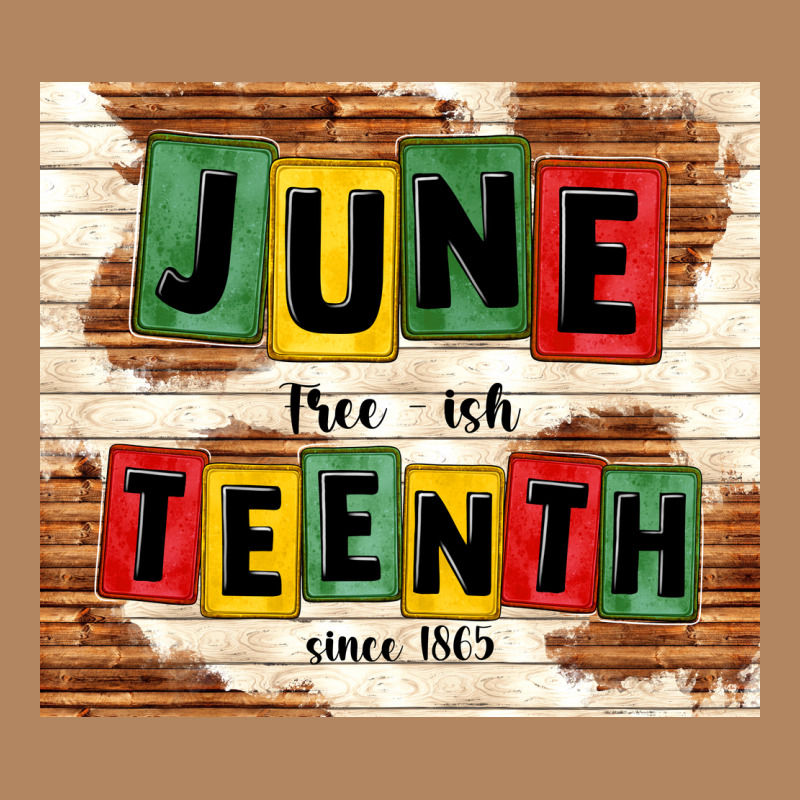 Juneteenth Free Ish Since 1865 Long Sleeve Tee by TumblerDesignByShophia | Teevron