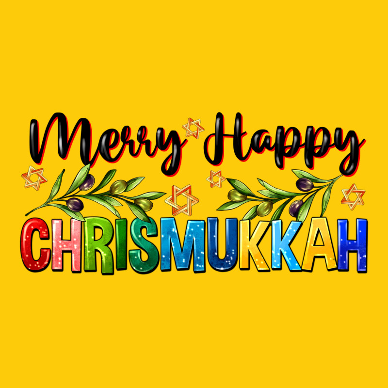 Merry Happy Chrismukkah With Olive Branch Premium Hoodie by FaDigitalArtStudio | Teevron