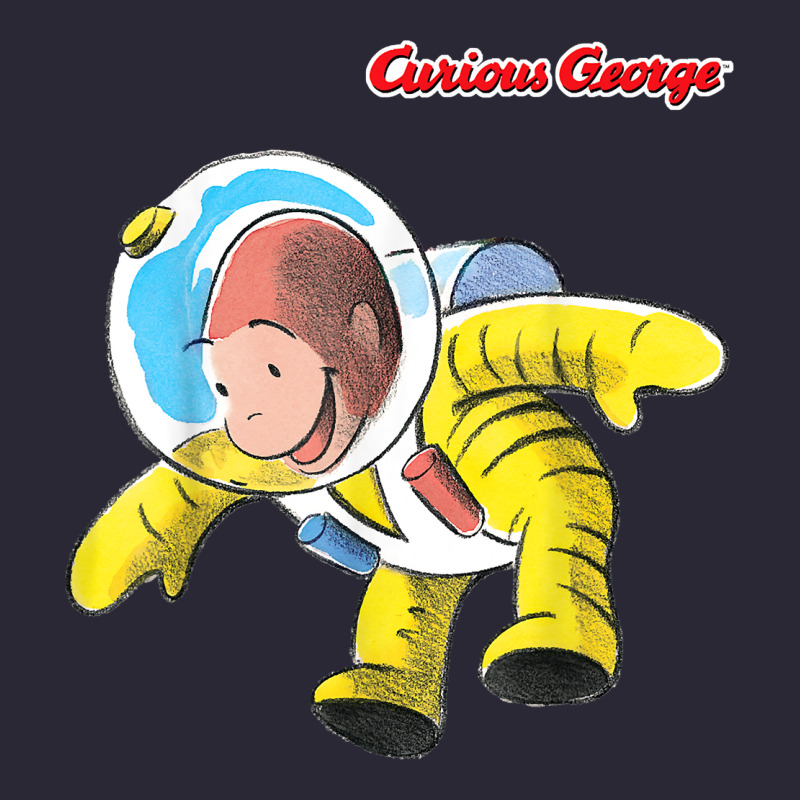 Curious George Happy Astronaut Portrait T Shirt Vintage Tee by linhVisuals | Teevron