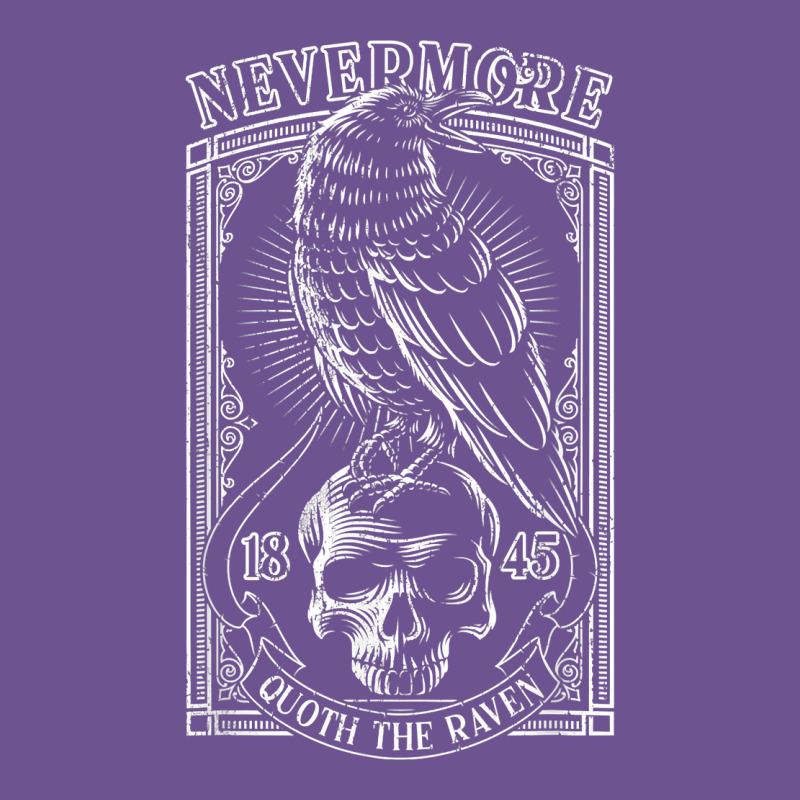 Edgar Allen Poe The Raven Nevermore T Shirt Vintage Tee by linhVisuals | Teevron
