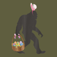 Funny Bigfoot Easter Design With Easter Basket And Bigfoot T Shirt Vintage Tee | Teevron