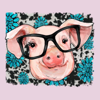 Gemstone And Cowhide Pig Ladies Tee | Teevron