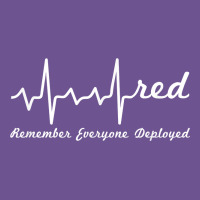 Red Friday Military Remember Everyone Deployed Heartbeat T Shirt Vintage Tee | Teevron
