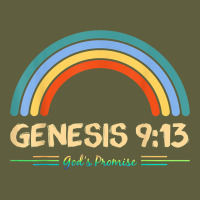 Genesis 913 God's Promise Faithfully Rainbow Bible Verse T Shirt Vintage Tee | Teevron